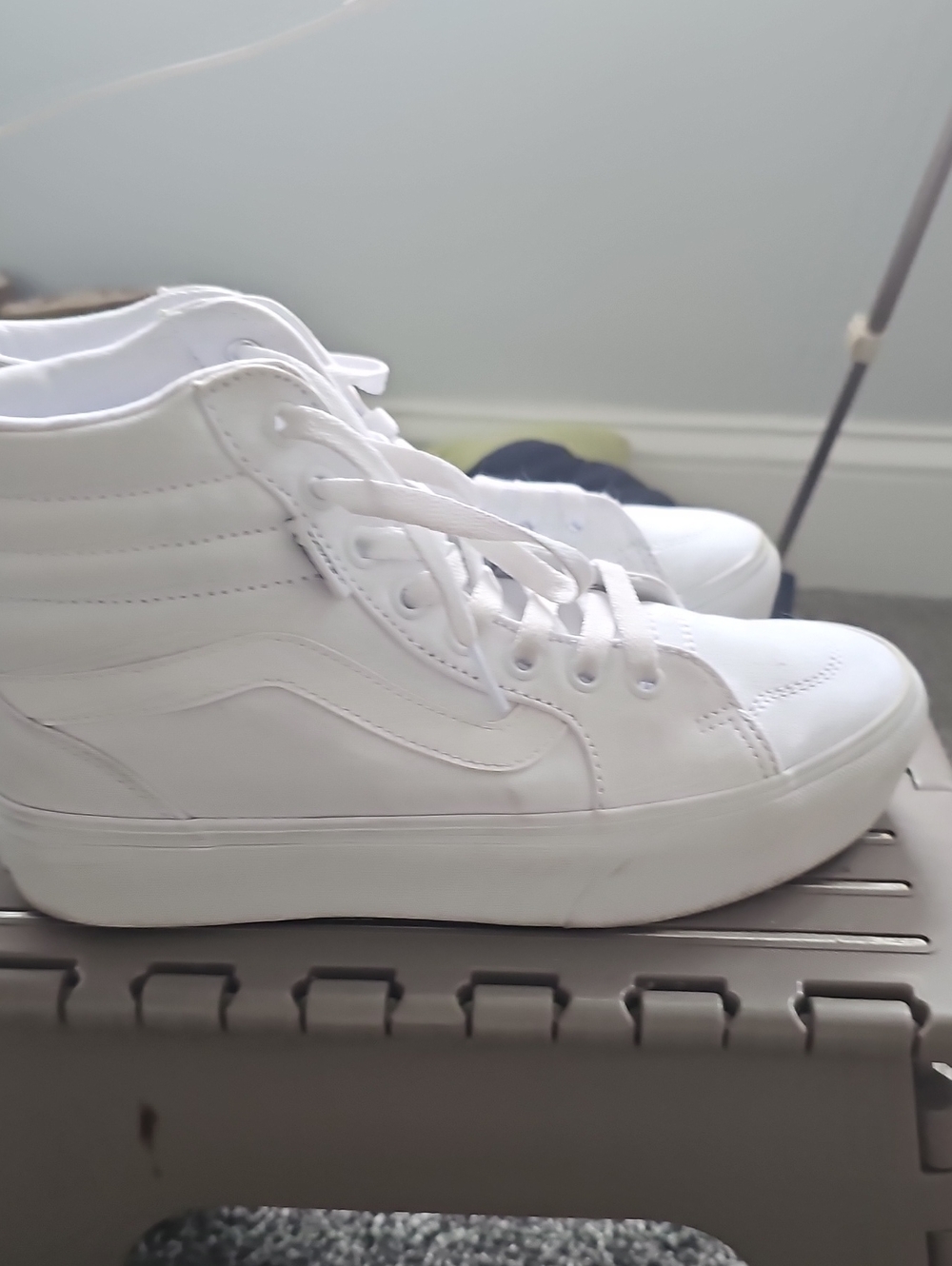 Vans Sk8-Hi True White High-Top Sneakers